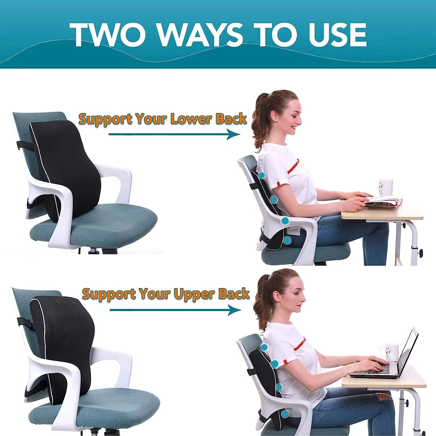 Lumbar Support Cushion for Car & Office Chair - My Store