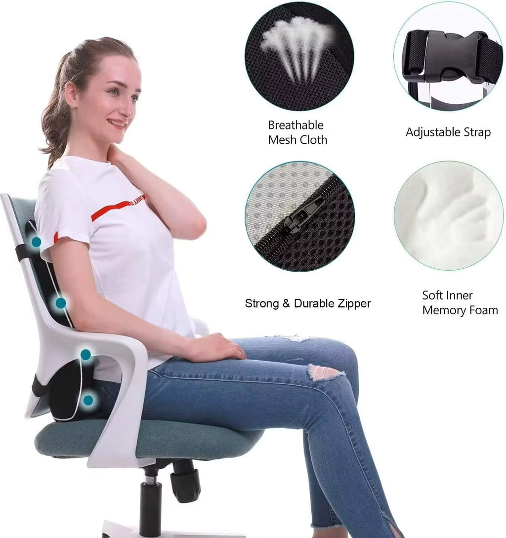 Lumbar Support Cushion for Car & Office Chair - My Store