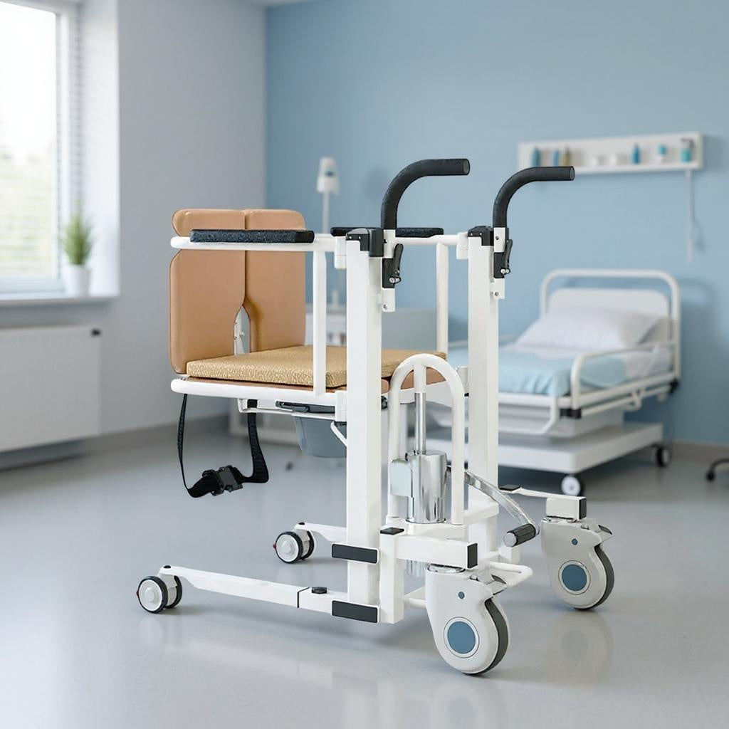 4-in-1 Manual Hydraulic Transfer Chair [Plus Free Gift]