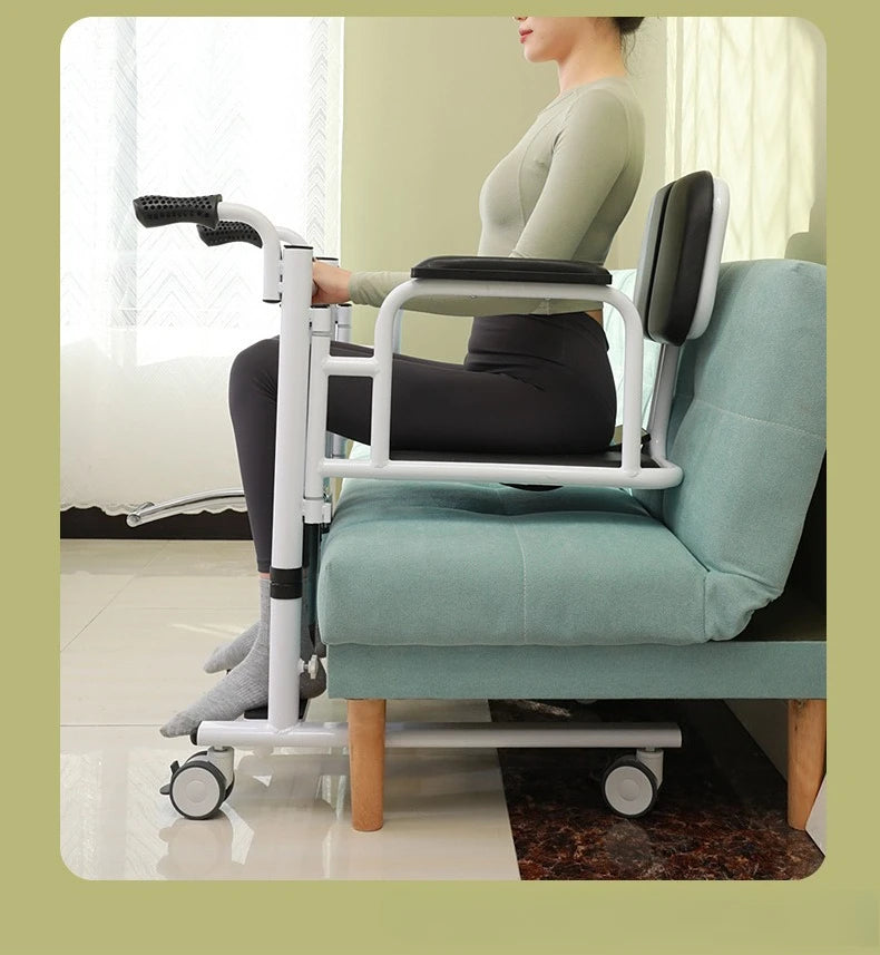 4-in-1 Manual Hydraulic Transfer Chair