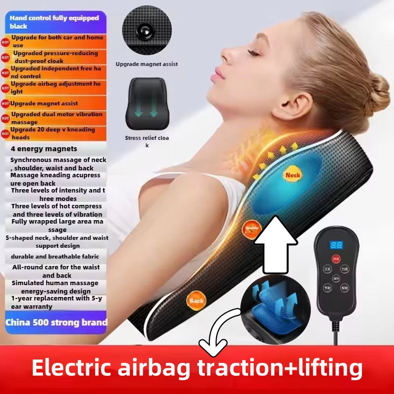 Premium Electric Shiatsu Head Neck Cervical Body Massager with Vibration - My Store
