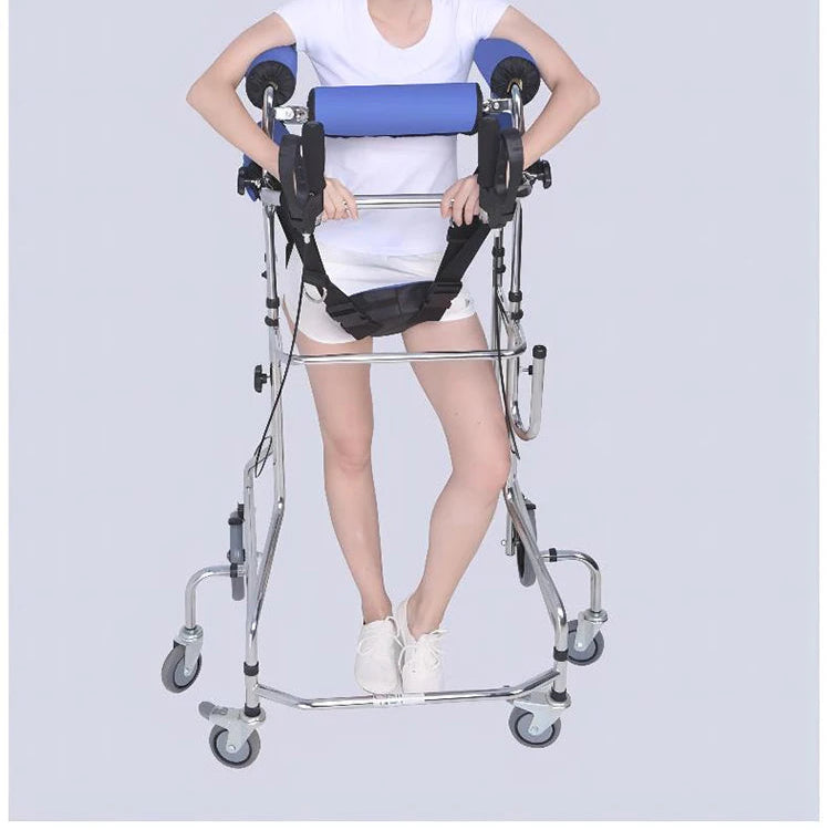 6-Wheel Rehabilitation Anti-rollover Senior Walker{Plus FREE Gift}