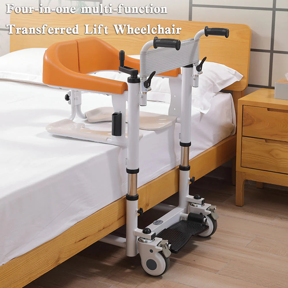 4-in-1 Manual Hydraulic Transfer Chair