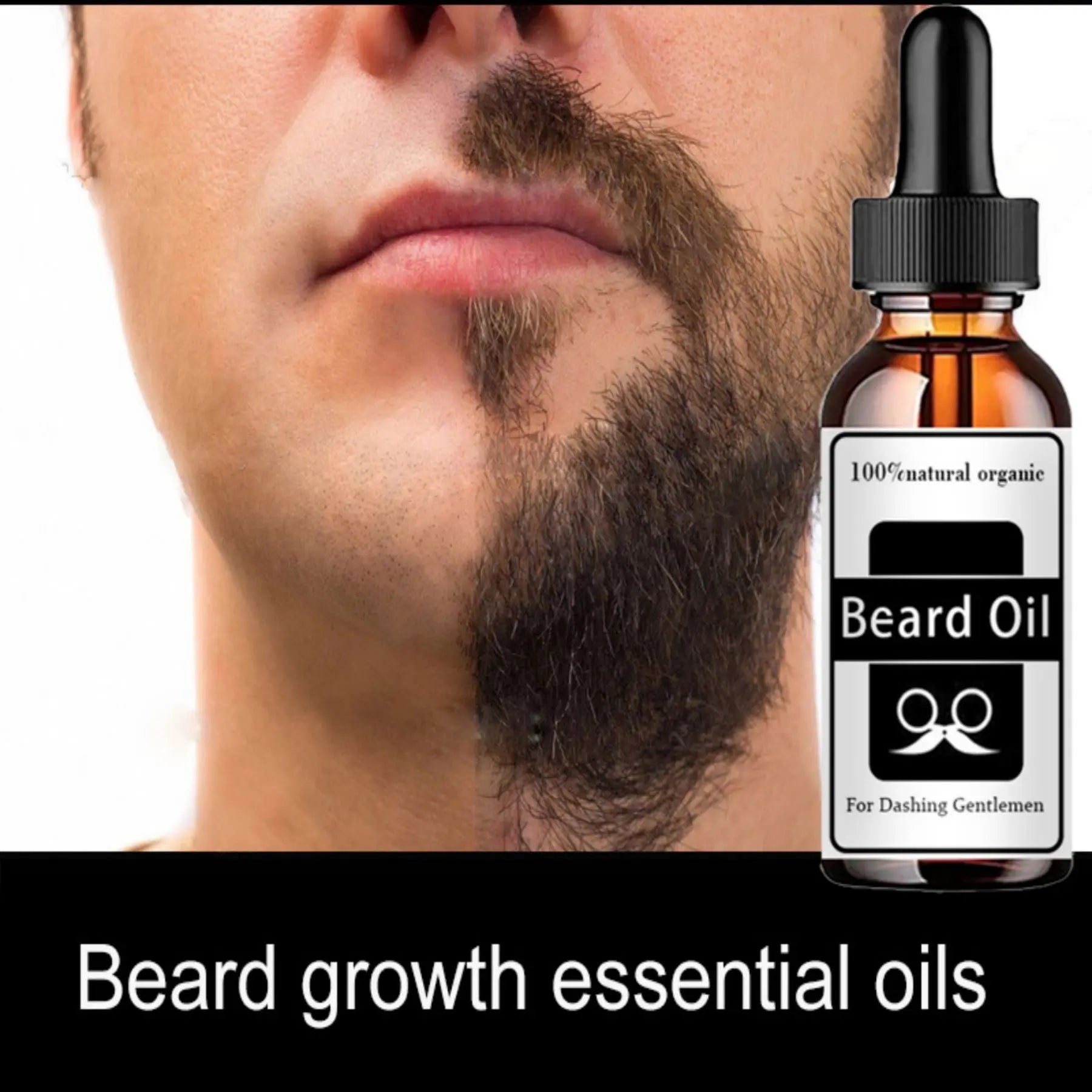 100% Natural Beard Growth Oil – Deep Moisturizing & Skin Repair - My Store