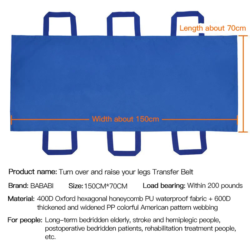 Transfer Belt – Bed Nursing, Shift, Turn, Lift & Transport 
