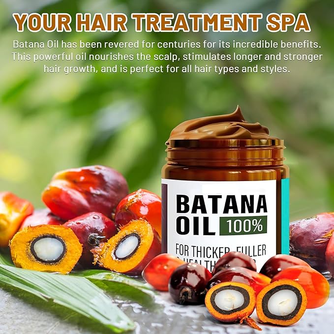 100% Unrefined Batana Hair Oil