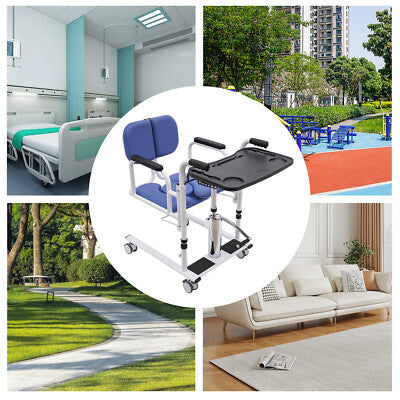 4-in-1 Manual Hydraulic Transfer Chair [Plus Free Gift]